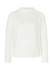 More & More Sweter w kolorze białym rozmiar: 40. Białe swetry More & More, bez wzorów, bez ramiączek. Za 109.78 zł.