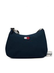 Tommy Jeans Torebka Tjw Ess Daily Shoulder Bag AW0AW18463 Granatowy. Niebieskie torebki klasyczne Tommy Jeans, bez wzorów, z jeansu, bez dodatków. Za 249.99 zł.