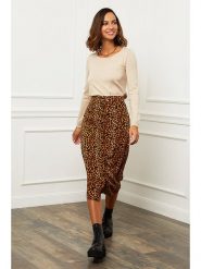 L'armoire de Suzette Sweter w kolorze beżowym rozmiar: 38/40. Brązowe swetry L'armoire de Suzette, l, bez wzorów, z kaszmiru, klasyczne, bez ramiączek. Za 131.43 zł.