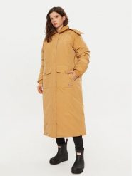 Hunter Płaszcz przejściowy HARW0014242 Brązowy Regular Fit. Brązowe płaszcze Hunter, xxl, bez wzorów, z syntetyku, bez kaptura. Za 649.99 zł.