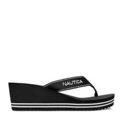 Japonki Nautica. Czarne japonki Nautica, bez wzorów. Za 99.99 zł.