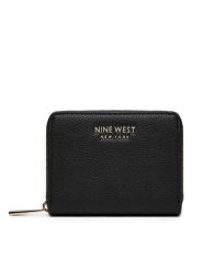 Nine West Portfel CEO-NW-W1-001-AW26 Czarny. Czarne portfele Nine West, bez wzorów, ze skóry. Za 69.99 zł.