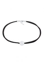 Elli Damski wisiorek Choker płytkowy Geo ze srebra próby 925 Sterling Silver Naszyjniki 1 ct. Szare naszyjniki Elli, z materiału, srebrne. Za 248.99 zł.