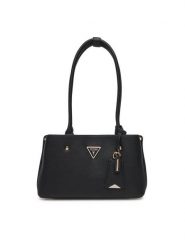 Guess Torebka Meridian II HWBG69 74090 Czarny. Czarne torebki klasyczne Guess, z aplikacjami, ze skóry, bez dodatków. Za 449.99 zł.