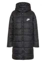 Nike Płaszcz zimowy w kolorze czarnym rozmiar: XL. Czarne płaszcze Nike, na zimę, xl, bez wzorów, z puchu, bez kaptura. Za 409.45 zł.