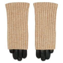 Rękawiczki Damskie Liu Jo. Czarne rękawiczki Liu Jo, bez wzorów. Za 339.99 zł.
