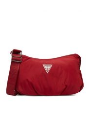 Guess Jeans Torebka CWBEO-GUESS-XC-003-09 Czerwony. Czerwone listonoszki Guess Jeans, z aplikacjami, z jeansu, bez dodatków. Za 199.99 zł.