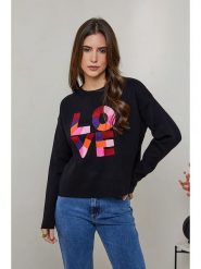 Soft Cashmere Sweter w kolorze czarnym rozmiar: 34/36. Czarne swetry Soft Cashmere, bez wzorów, z kaszmiru, klasyczne, bez ramiączek. Za 79.03 zł.