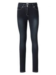 Heine Dżinsy - Skinny fit - w kolorze granatowym rozmiar: W23. Niebieskie jeansy Heine, bez wzorów, klasyczne. Za 69.99 zł.