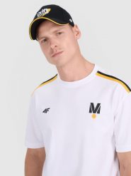 4F Czapka z daszkiem trucker snapback 4F x Drift Masters - czarna S/M. Czarne czapki z daszkiem 4f, na lato, bez wzorów, z bawełny, eleganckie. Za 119.99 zł.
