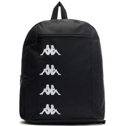 Plecak Kappa Gelia. Czarne plecaki Kappa, bez wzorów, na ramię, z nadrukiem, bez dodatków. Za 160.50 zł.