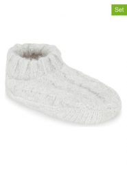 Lemon socks Kapcie (3 pary) w kolorze szarym rozmiar: 31-34. Szare kapcie Lemon socks, bez wzorów. Za 121.99 zł.