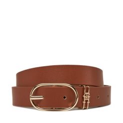 Pasek Damski Tommy Hilfiger. Brązowe paski Tommy Hilfiger, bez wzorów. Za 239.99 zł.