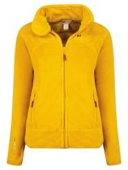 Maison Montaigne Kurtka polarowa "Umai" w kolorze żółtym rozmiar: S. Żółte kurtki Maison Montaigne, s, bez wzorów, z materiału, bez kaptura. Za 65.99 zł.