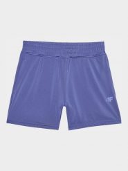 4F Szorty sportowe w kolorze fioletowym rozmiar: XXL. Różowe szorty sportowe 4f, bez wzorów, z materiału, outdoorowe. Za 43.78 zł.