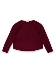 Sense Organics Sweter "Laissa" w kolorze czerwonym rozmiar: 38. Czerwone swetry Sense Organics, bez wzorów, z bawełny, bez ramiączek. Za 189.74 zł.