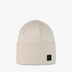Czapka zimowa BUFF Knitted Niels Evo. Białe czapki zimowe Buff, bez wzorów, sportowe. Za 69.99 zł.