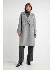 Josephine & Co Płaszcz zimowy "Sandro" w kolorze szarym rozmiar: 42. Szare płaszcze Josephine & Co, na zimę, bez wzorów, z puchu, bez kaptura. Za 591.60 zł.