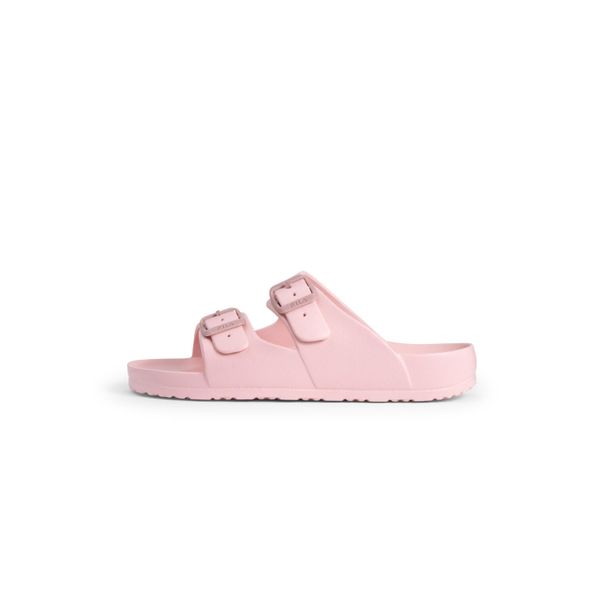 Klapki damskie Fila Matero. Czerwone klapki Fila, bez wzorów, eleganckie, bez obcasa, bez zapięcia. Za 159.50 zł.