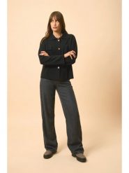 Just Cashmere Kaszmirowy kardigan "Hekla" w kolorze czarnym rozmiar: XXL. Czarne swetry Just Cashmere, xxl, bez wzorów, z kaszmiru, bez ramiączek. Za 761.99 zł.