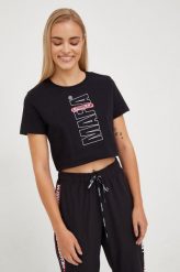 LaBellaMafia t-shirt bawełniany kolor czarny. Czarne t-shirty LABELLAMAFIA, bez wzorów, z bawełny, bez kołnierzyka, bez ramiączek. Za 149.99 zł.