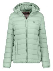 Geographical Norway Kurtka pikowana w kolorze zielonym rozmiar: M. Zielone kurtki Geographical Norway, m, bez wzorów, bez kaptura. Za 194.38 zł.