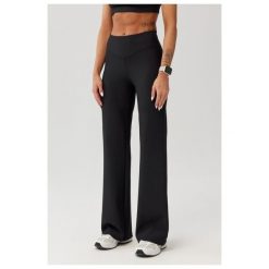 Damskie legginsy sportowe fitness Rough Radical Aven Long. Czarne legginsy ROUGH RADICAL, bez wzorów, na fitness i siłownię. Za 189.90 zł.