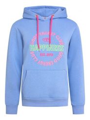 Zwillingsherz Bluza "Sarah" w kolorze niebieskim rozmiar: S/M. Niebieskie bluzy Zwillingsherz, m, bez wzorów, bez ramiączek, z kapturem. Za 211.81 zł.