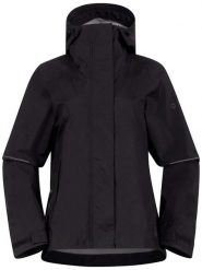 Bergans Kurtka przeciwdeszczowa w kolorze czarnym rozmiar: XS. Czarne kurtki przeciwdeszczowe Bergans, s, bez wzorów, bez kaptura, outdoorowe. Za 328.65 zł.