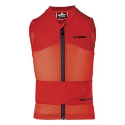 Kamizelka Atomic LIVE SHIELD Vest JR. Czerwone kombinezony Atomic, m, bez wzorów, z meshu, młodzieżowe, bez kołnierzyka, bez ramiączek. Za 349.00 zł.