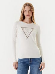 Guess Sweter W5YR23 Z2NQ2 Écru Regular Fit. Swetry Guess, xs, z aplikacjami, z wiskozy, bez ramiączek. Za 399.99 zł.