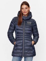 EA7 Emporio Armani Kurtka puchowa 6RTK01 TN88Z 1554 Granatowy Regular Fit. Niebieskie kurtki EA7 Emporio Armani, na zimę, s, bez wzorów, z puchu, bez kaptura. Za 999.00 zł.