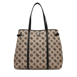Torba Guess. Brązowe torby podróżne Guess, z aplikacjami. Za 439.99 zł.