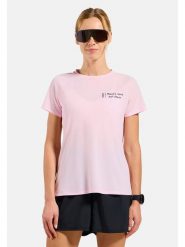 Odlo Koszulka "Essential" w kolorze jasnoróżowym do biegania rozmiar: M. Różowe t-shirty sportowe ODLO, m, bez wzorów, z materiału, bez ramiączek, do biegania. Za 159.21 zł.