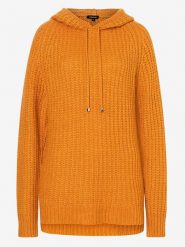 More & More Sweter w kolorze pomarańczowym rozmiar: 38. Pomarańczowe swetry More & More, bez wzorów, z wełny, bez ramiączek. Za 145.60 zł.