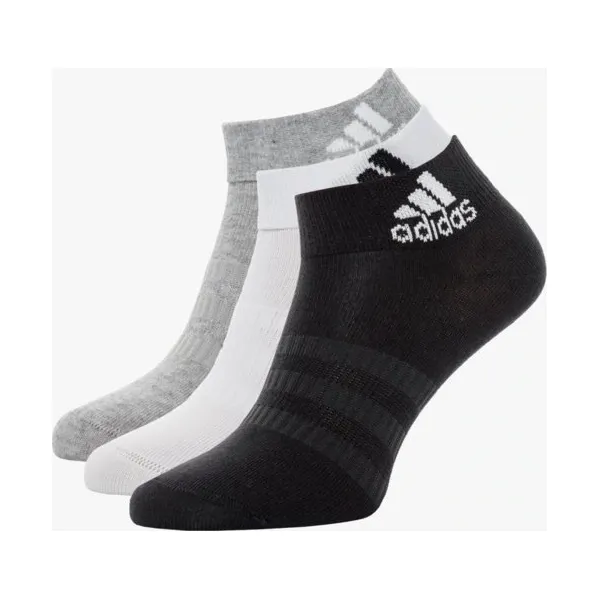 Adidas Skarpety Light Ank 3Pp , khaki, rozmiar L. Brązowe skarpetki adidas, z aplikacjami, z bawełny. Za 39.99 zł.