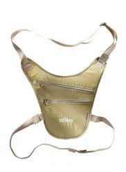 Saszetka Tatonka Skin Chest Holster. Brązowe nerki i saszetki Tatonka, bez wzorów, z nylonu, bez dodatków. Za 87.99 zł.