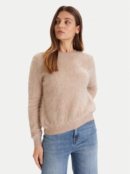 ViCOLO Sweter 22066F Beżowy Regular Fit. Brązowe swetry ViCOLO, s, bez wzorów, z kaszmiru, bez ramiączek. Za 1,189.00 zł.