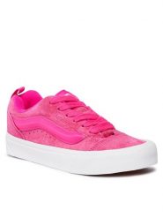 Vans Tenisówki Knu Skool VN0009QCYU21 Różowy. Czerwone trampki Vans, bez wzorów, ze skóry, bez zapięcia. Za 269.99 zł.