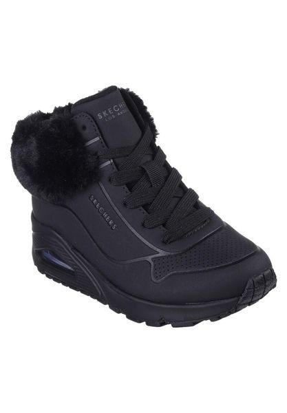 Buty Kobieta Skechers Uno Fall Air czarny. Czarne buty trekkingowe Skechers, z materiału, bez zapięcia. Za 249.99 zł.