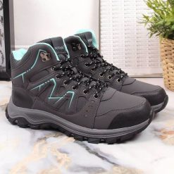 Buty trekkingowe damskie wysokie szare McKeylor 37. Szare buty trekkingowe McKeylor, bez zapięcia. Za 189.99 zł.