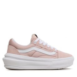 Tenisówki Vans. Czerwone trampki Vans, bez wzorów, bez zapięcia. Za 269.99 zł.