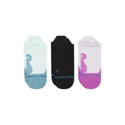 Skarpety do biegania damskie Stance Fusion Light 3 Pack. Czerwone skarpetki Stance, bez wzorów. Za 123.99 zł.