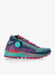 Buty trailowe damskie La Sportiva Cyklon. Niebieskie buty do biegania La Sportiva, bez wzorów, bez zapięcia, do biegania. Za 888.79 zł.