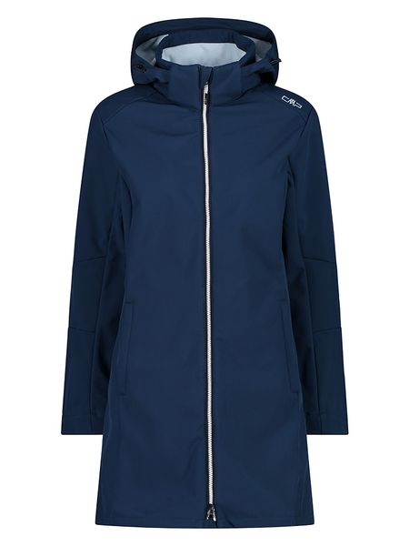 CMP Płaszcz softshellowy w kolorze granatowym rozmiar: 36. Niebieskie płaszcze CMP, bez wzorów, z tkaniny, sportowe, bez kaptura. Za 228.45 zł.