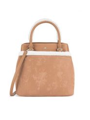 Beverly Hills Polo Club Torebka BHPC-B-001-06 Brązowy. Brązowe torebki klasyczne Beverly Hills Polo Club, bez wzorów, z materiału, bez dodatków. Za 229.99 zł.