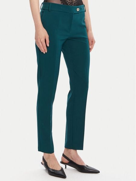 Rinascimento Chinosy CFC0126225003 Zielony Slim Fit. Zielone chinosy Rinascimento, bez wzorów, z syntetyku. Za 339.99 zł.