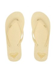 Roxy Klapki CEOWB-SS25-3C021 Żółty jasny. Żółte klapki Roxy, bez wzorów, z syntetyku, bez obcasa, bez zapięcia. Za 69.99 zł.