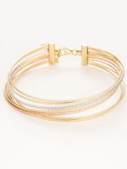 DIAMOND & CO Złota bransoletka "Fabiola" rozmiar: onesize. Szare bransoletki Diamond & Co, złote. Za 4,132.99 zł.