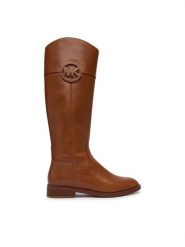 MICHAEL Michael Kors Kozaki 40F6KMFB5L Brązowy. Brązowe kozaki MICHAEL Michael Kors, bez wzorów, bez obcasa, na płaskiej podeszwie, bez zapięcia. Za 1,239.00 zł.
